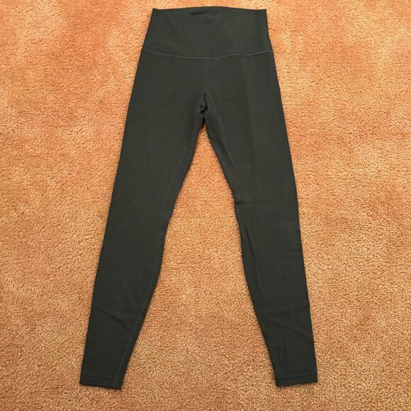 EXCELLENT Lululemon Align Pant Full Length 28" Olive High-Rise Yoga Leggings 6 - Picture 1 of 9